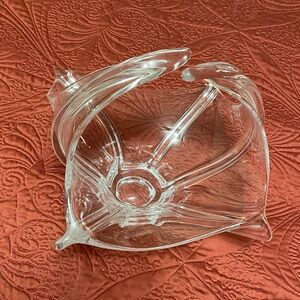 Vintage crystal handled basket